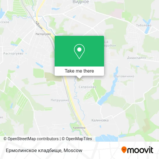 Ермолинское кладбище map