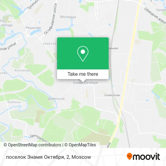 поселок Знамя Октября, 2 map