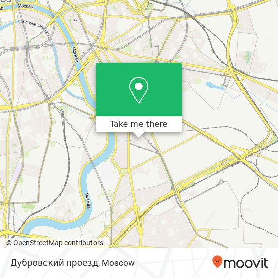 Дубровский проезд map