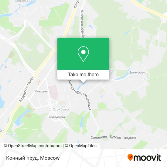 Конный пруд map