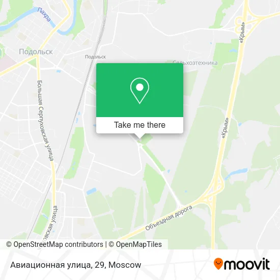 Авиационная улица, 29 map