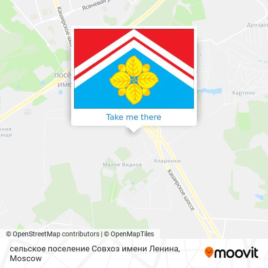 сельское поселение Совхоз имени Ленина map