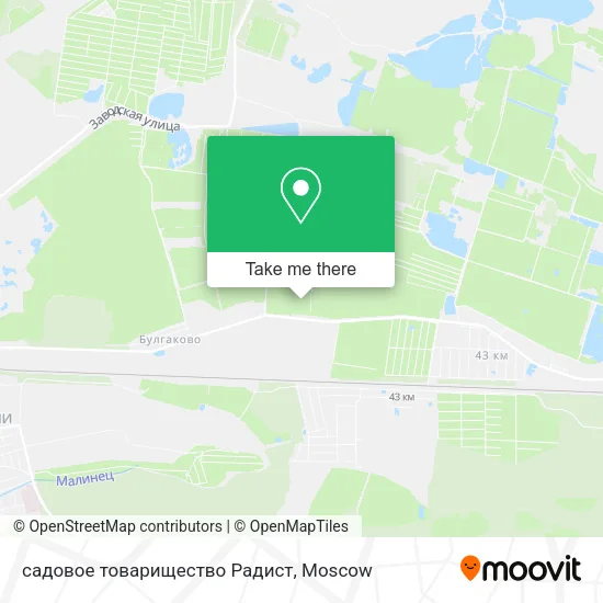 садовое товарищество Радист map