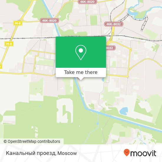 Канальный проезд map