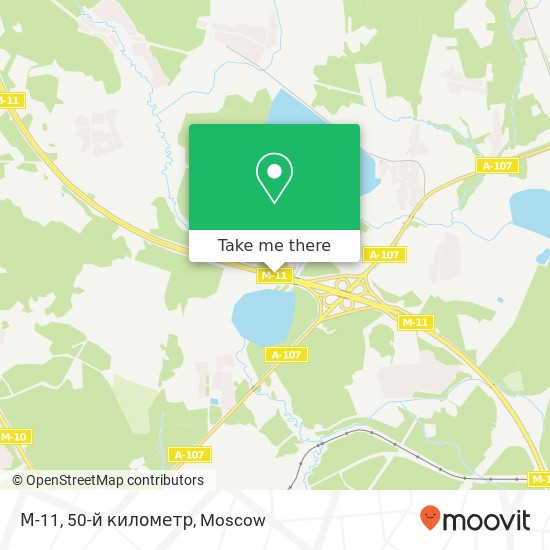 М-11, 50-й километр map