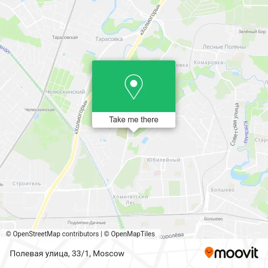 Полевая улица, 33/1 map