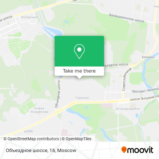 Объездное шоссе, 16 map