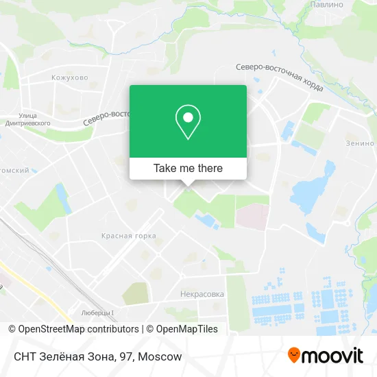 СНТ Зелёная Зона, 97 map