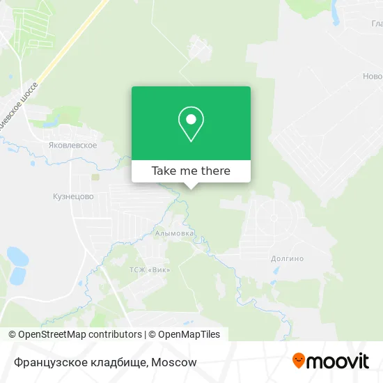 Французское кладбище map