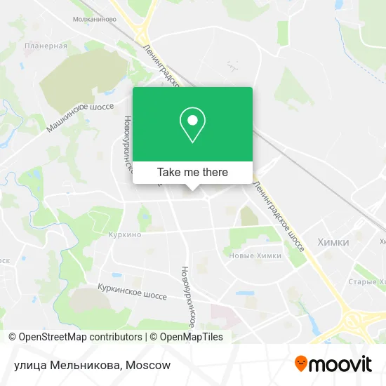 улица Мельникова map