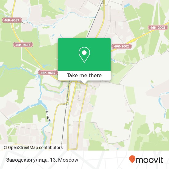 Заводская улица, 13 map