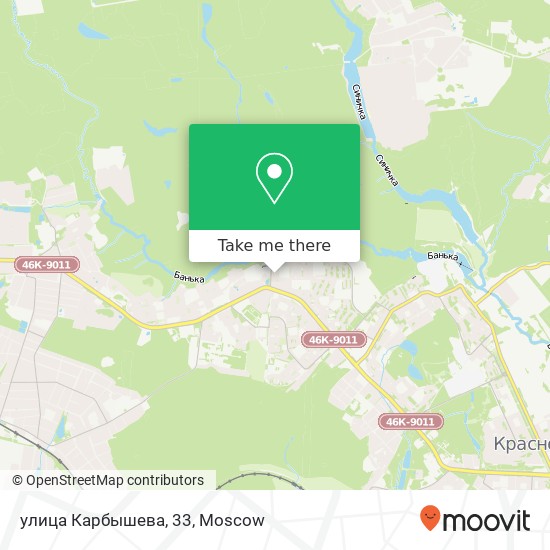 улица Карбышева, 33 map