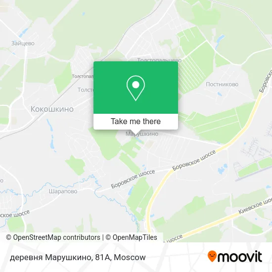 деревня Марушкино, 81А map
