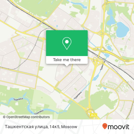 Ташкентская улица, 14к5 map
