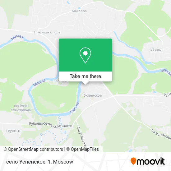 село Успенское, 1 map