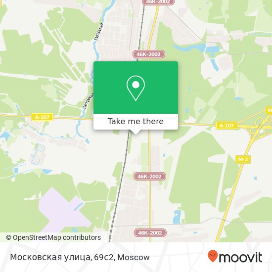 Московская улица, 69с2 map