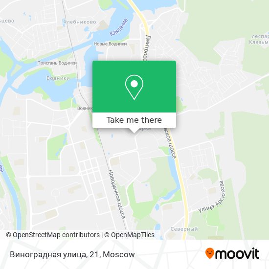 Виноградная улица, 21 map