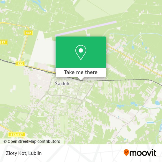 Zloty Kot map