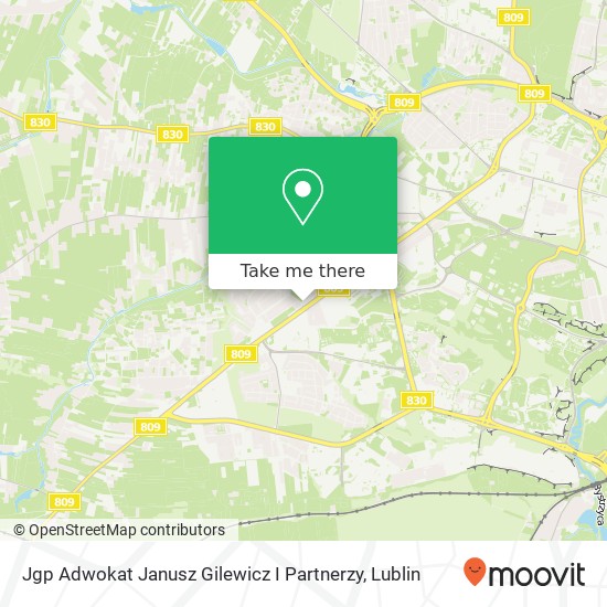 Карта Jgp Adwokat Janusz Gilewicz I Partnerzy