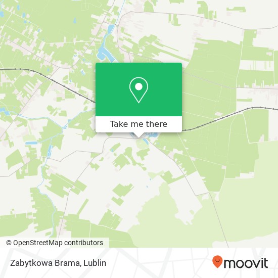 Карта Zabytkowa Brama