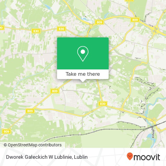 Dworek Gałeckich W Lublinie map