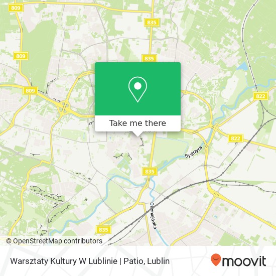 Карта Warsztaty Kultury W Lublinie | Patio