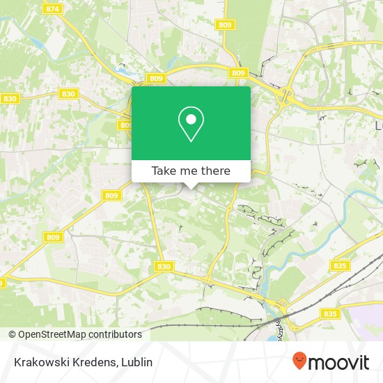 Krakowski Kredens map