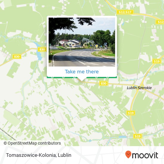 Tomaszowice-Kolonia map