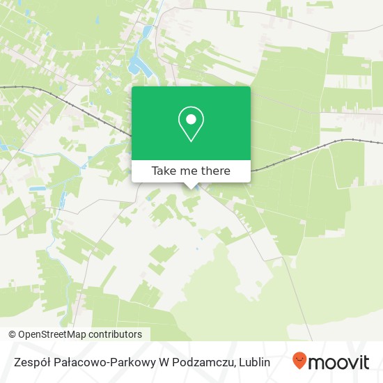Карта Zespół Pałacowo-Parkowy W Podzamczu