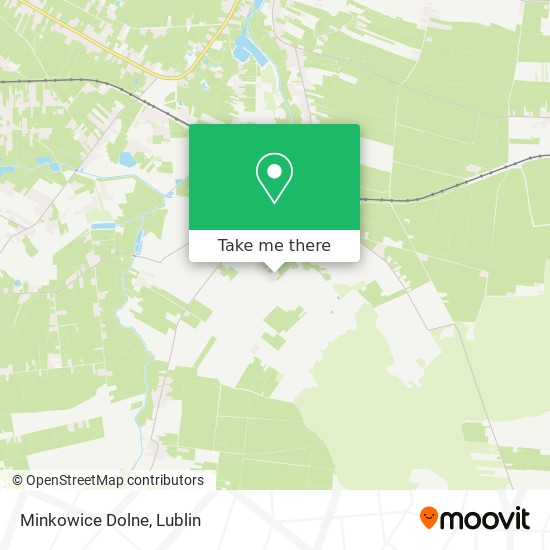 Карта Minkowice Dolne