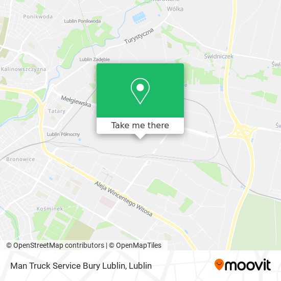 Man Truck Service Bury Lublin map
