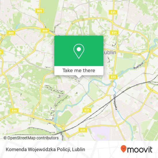 Komenda Wojewódzka Policji map