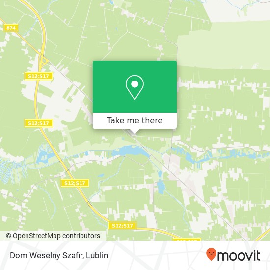 Dom Weselny Szafir map