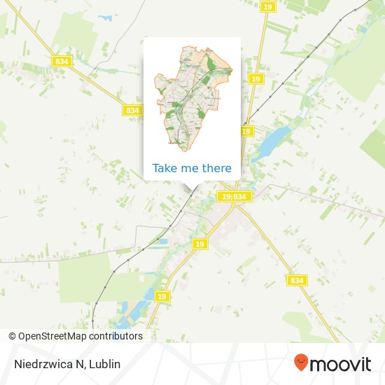 Карта Niedrzwica N