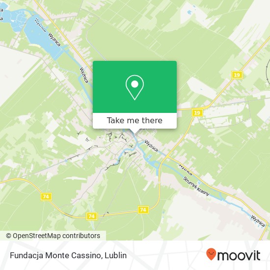Карта Fundacja Monte Cassino