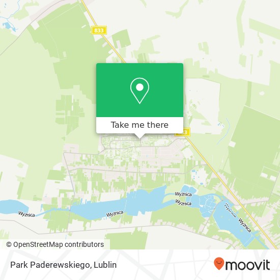 Карта Park Paderewskiego