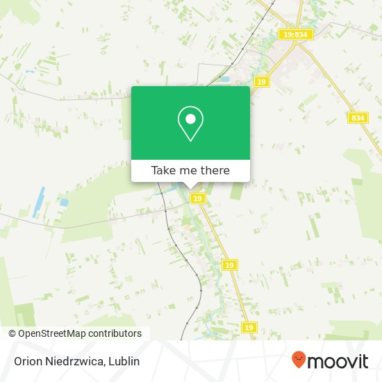 Orion Niedrzwica map