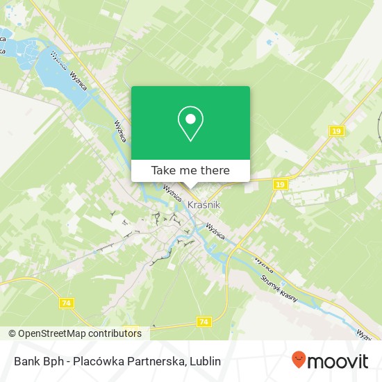 Bank Bph - Placówka Partnerska map