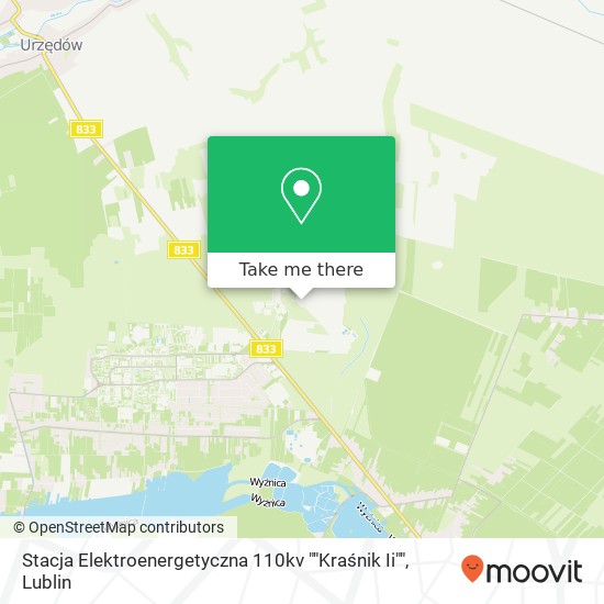 Stacja Elektroenergetyczna 110kv ""Kraśnik Ii"" map
