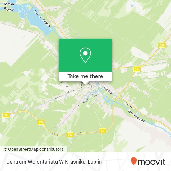 Centrum Wolontariatu W Kraśniku map