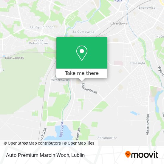 Auto Premium Marcin Woch map