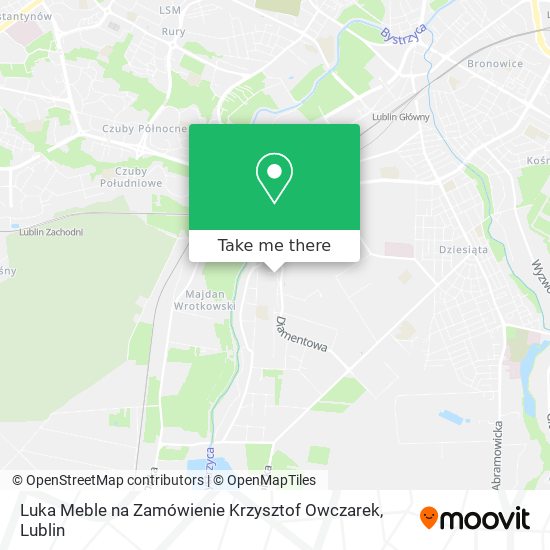 Карта Luka Meble na Zamówienie Krzysztof Owczarek