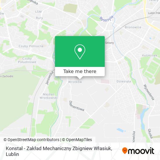 Konstal - Zakład Mechaniczny Zbigniew Własiuk map