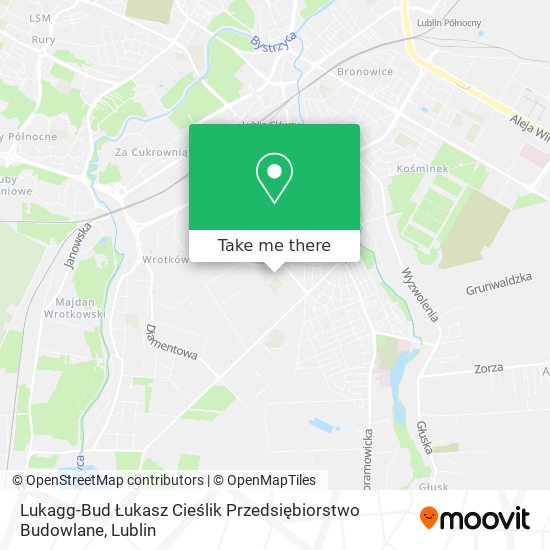 Lukagg-Bud Łukasz Cieślik Przedsiębiorstwo Budowlane map