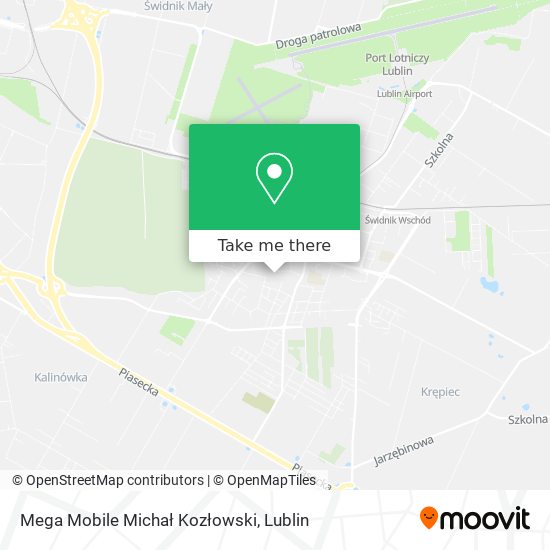 Mega Mobile Michał Kozłowski map