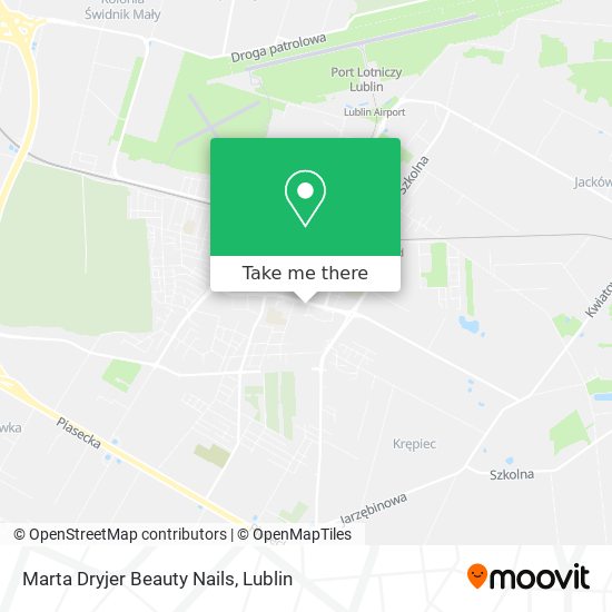 Marta Dryjer Beauty Nails map