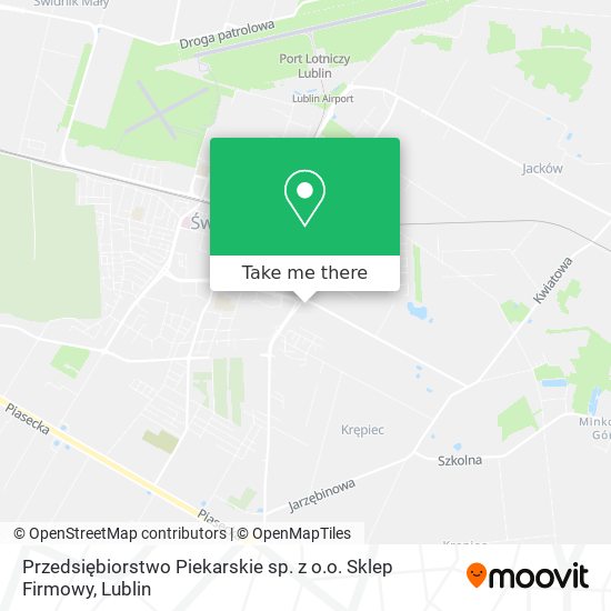 Przedsiębiorstwo Piekarskie sp. z o.o. Sklep Firmowy map