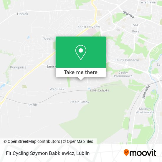 Fit Cycling Szymon Babkiewicz map