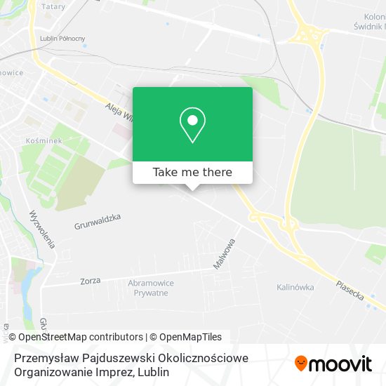 Przemysław Pajduszewski Okolicznościowe Organizowanie Imprez map