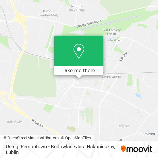 Usługi Remontowo - Budowlane Jura Nakonieczny map